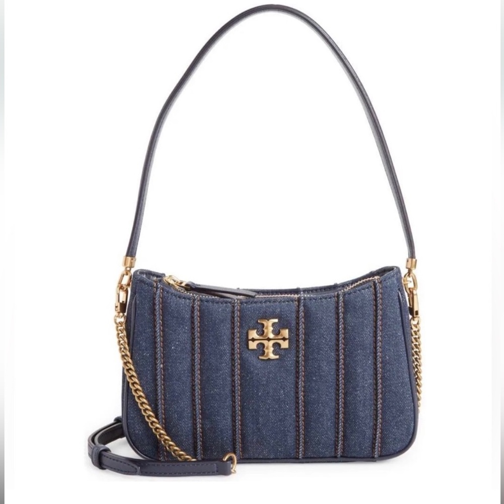 Tory Burch Kira Mini Denim Crossbody